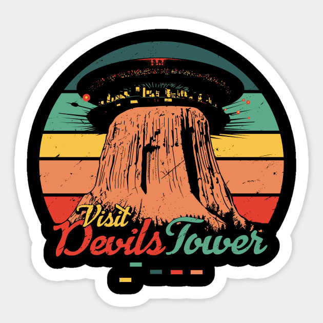 Devils Tower Sticker by BER